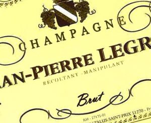 Étiquette champagne Legret & Fils